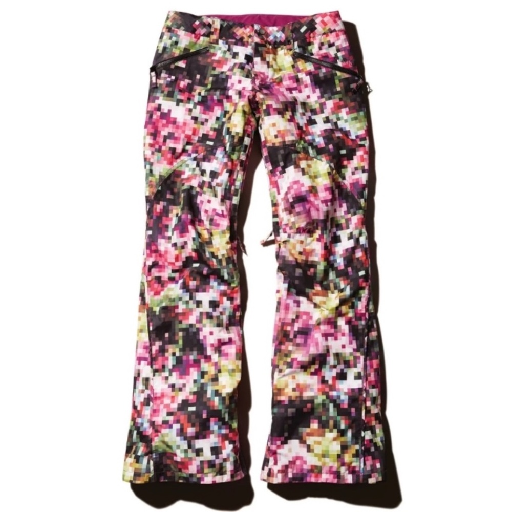 Burton Snow Pants Pixel Floral XS w/ free Gloves